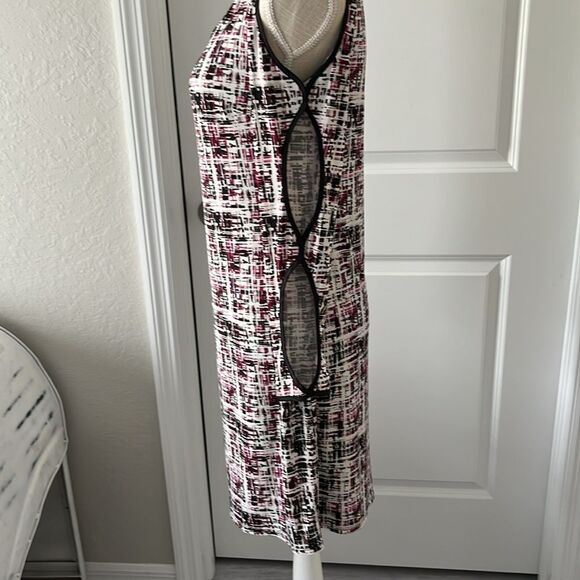 Laundry Shelli Segal Multicolored Sheath Dress with Sleeve Cutouts NWOT SZ S - Picture 4 of 9